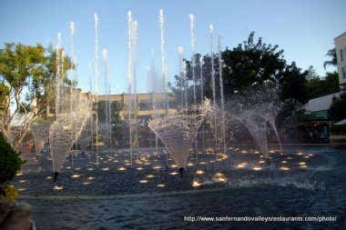 Americana Water Fountain at Sunset #6