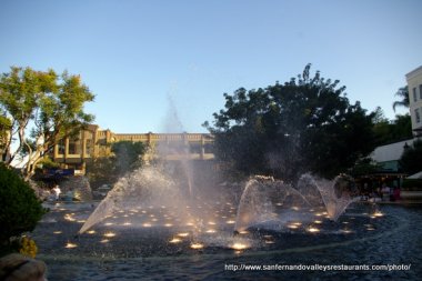 Americana Water Fountain at Sunset #9- (medium sized photo)