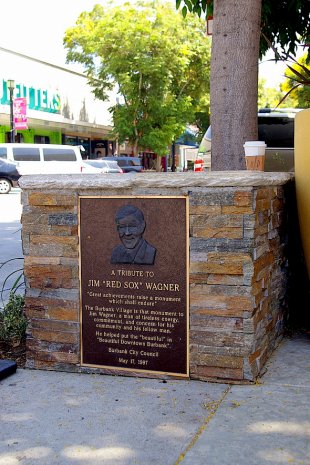 Jim Red Sox Wagner Plaque