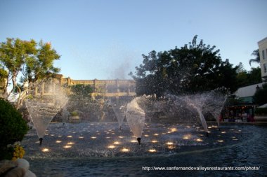 Americana Water Fountain at Sunset #10- (medium sized photo)