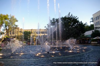 Americana Water Fountain at Sunset #2