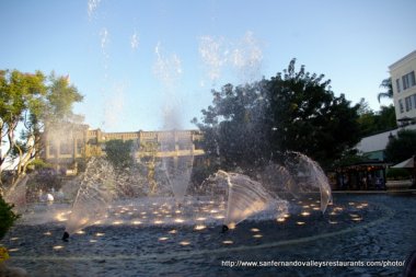 Americana Water Fountain at Sunset #3- (medium sized photo)
