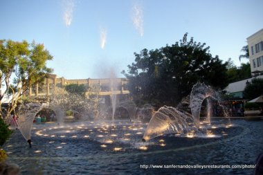 Americana Water Fountain at Sunset #4- (medium sized photo)