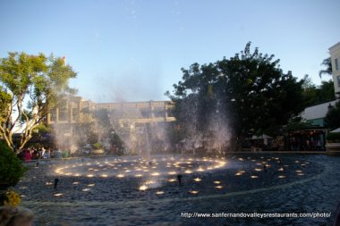 Americana Water Fountain at Sunset #7- (medium sized photo)