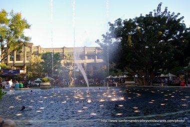 Americana Water Fountain at Sunset #8